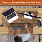 Standing Desk Converter 36 Inch Height Adjustable Sit