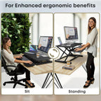 Standing Desk Converter 36 Inch Height Adjustable Sit