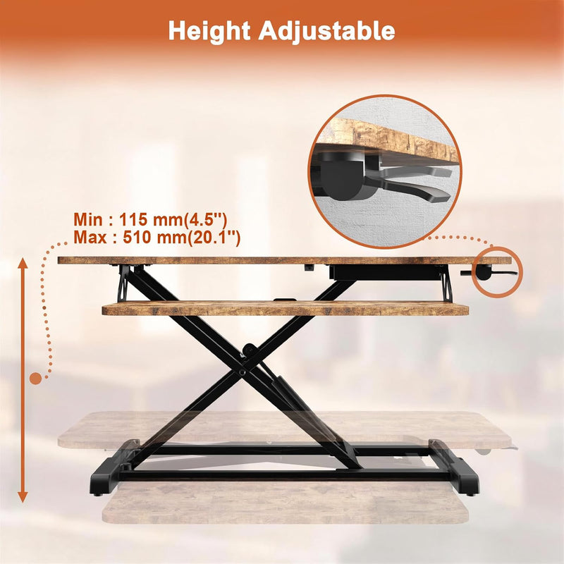 Standing Desk Converter Adjustable Sit