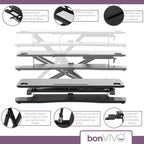 Standing Desk Converter Height Adjustable Riser Sit Stand