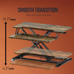 Standing Desk Converter with Height Adjustable