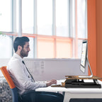 Standing Desk Converter with Height Adjustable