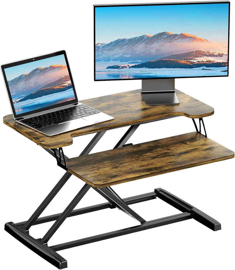 Standing Desk Converter with Height Adjustable