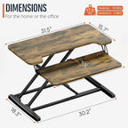 Standing Desk Converter with Height Adjustable