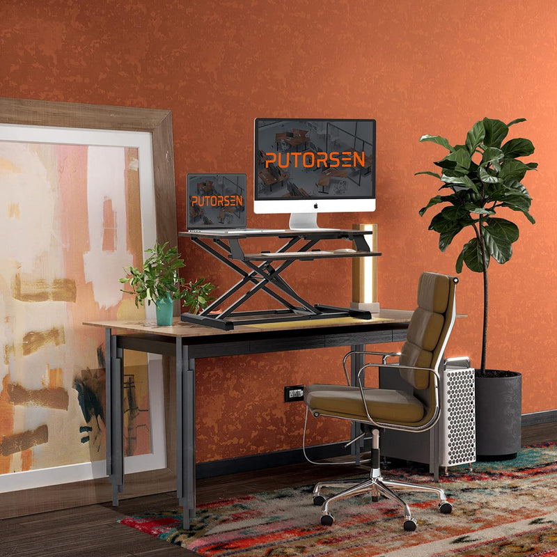 Standing Desk Converter with Height Adjustable