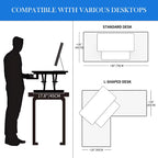 Height Adjustable Standing Desk Converter 12.5- Quick