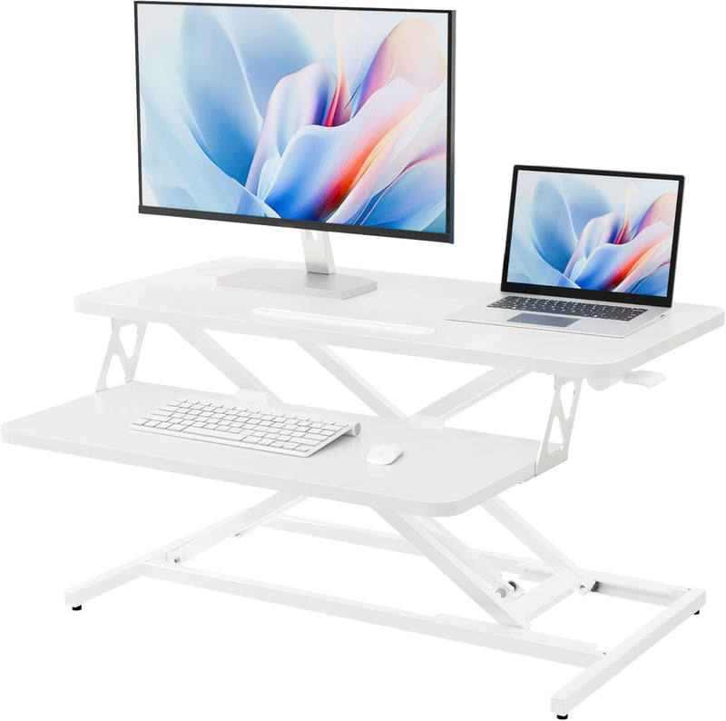 Height Adjustable Standing Desk Converter 12.5- Quick