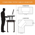 Height Adjustable Standing Desk Converter 12.5- Quick