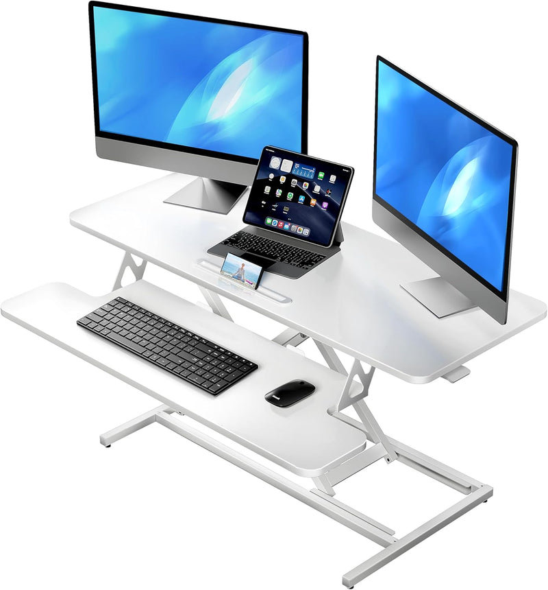 Height Adjustable Standing Desk Converter 12.5- Quick