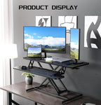 Height Adjustable Standing Desk Converter 12.5- Quick
