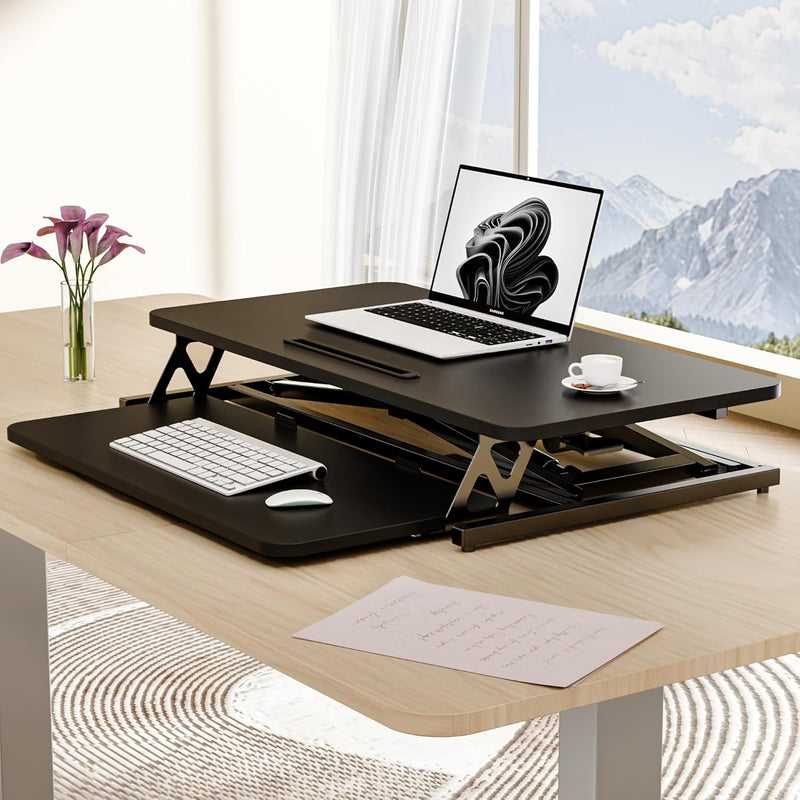 Height Adjustable Standing Desk Converter 12.5- Quick