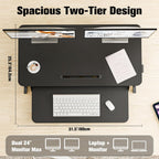 Height Adjustable Standing Desk Converter 12.5- Quick