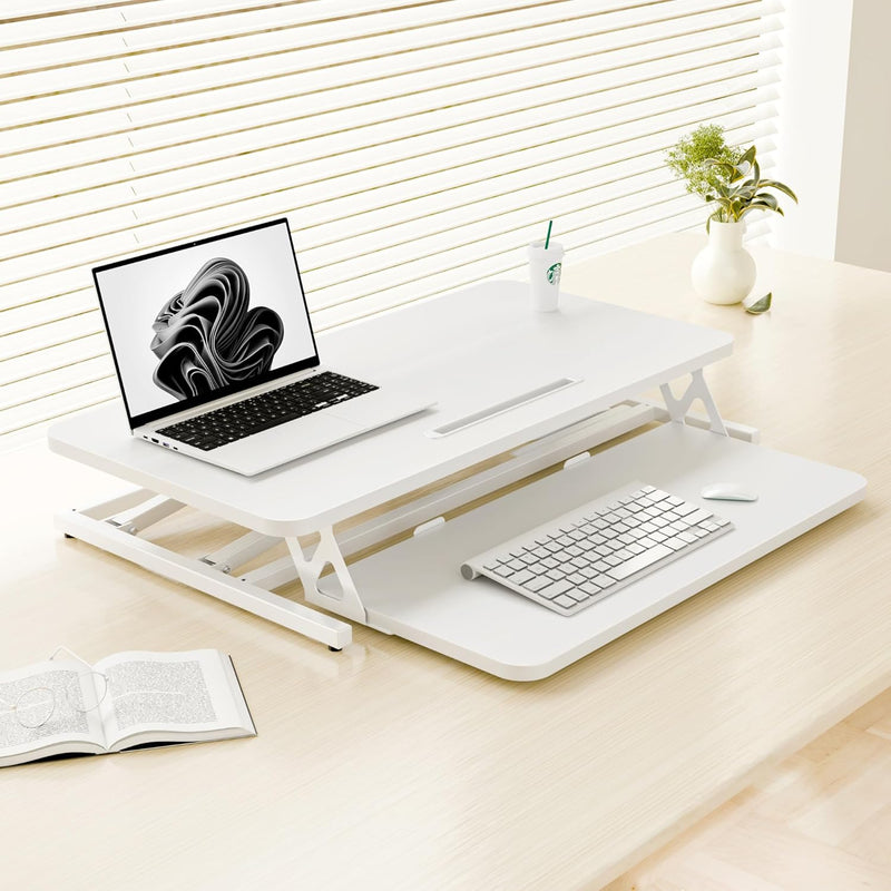 Height Adjustable Standing Desk Converter 12.5- Quick