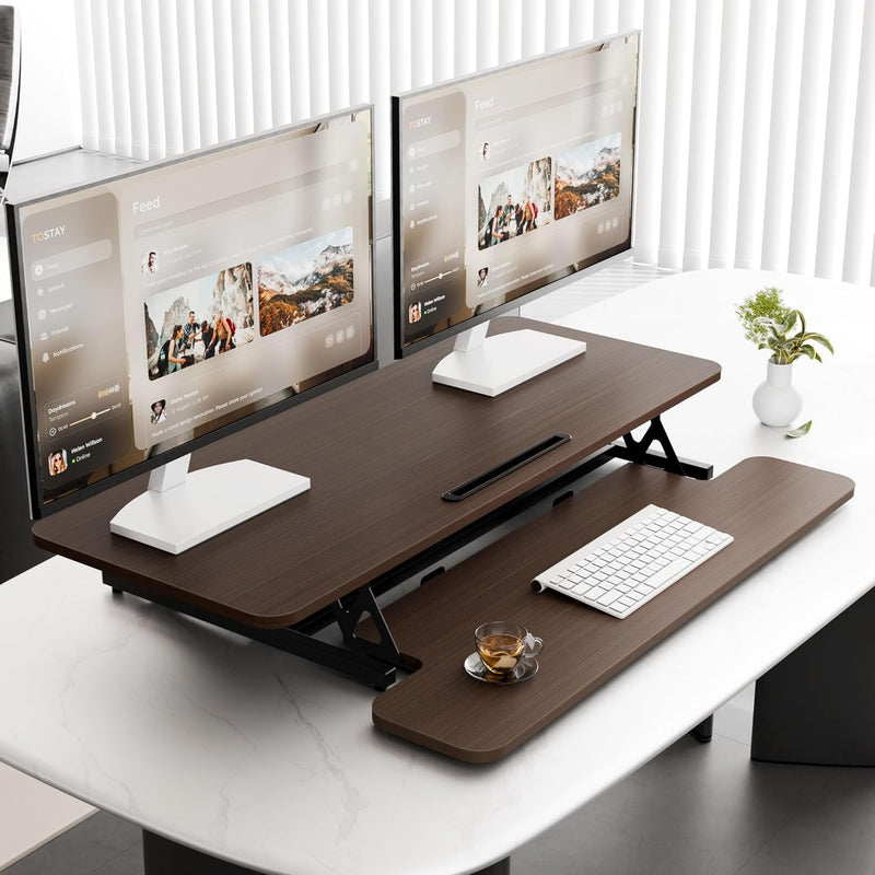 Height Adjustable Standing Desk Converter 12.5- Quick