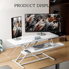 Height Adjustable Standing Desk Converter 12.5- Quick