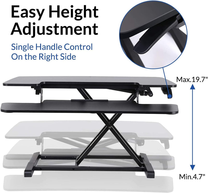 Standing Desk Converter Sit to Stand Up Riser