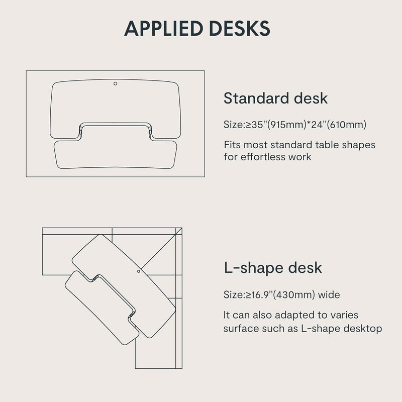 Standing Desk Converter Sit to Stand Up Riser