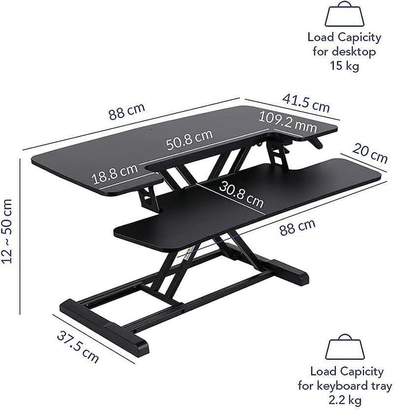 Standing Desk Converter Sit to Stand Up Riser