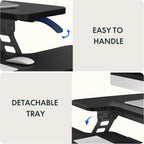 Standing Desk Converter Sit to Stand Up Riser