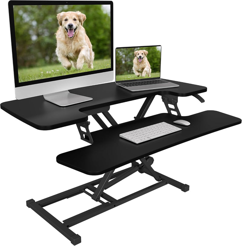 Standing Desk Converter Sit to Stand Up Riser