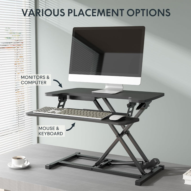 Standing Desk Converter Sit to Stand Up Riser