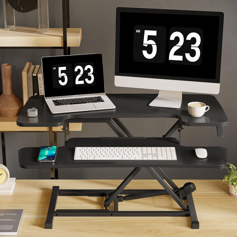 Standing Desk Converter Sit to Stand Up Riser