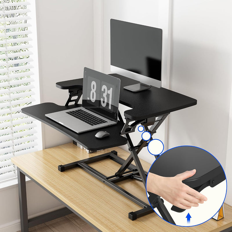 Standing Desk Converter Sit to Stand Up Riser