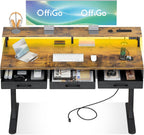 Standing Desk with 3 Storage Drawers