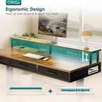 Standing Desk with 3 Storage Drawers 120CM Height