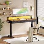 Standing Desk with 3 Storage Drawers 120CM Height