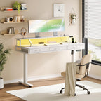 Standing Desk with 3 Storage Drawers 120CM Height
