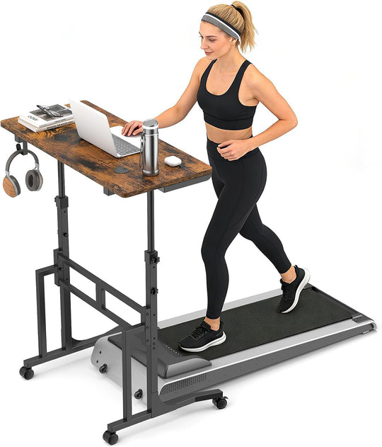 Standing Desk with Wheels 34 Inch Height Adjustable