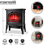 Flame Heater Electric Portable with Real Effect Fast