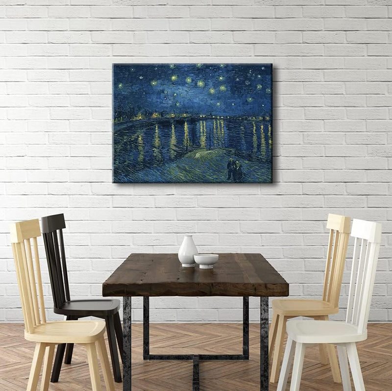 Starry Night Over the Rhone Canvas Prints Wall