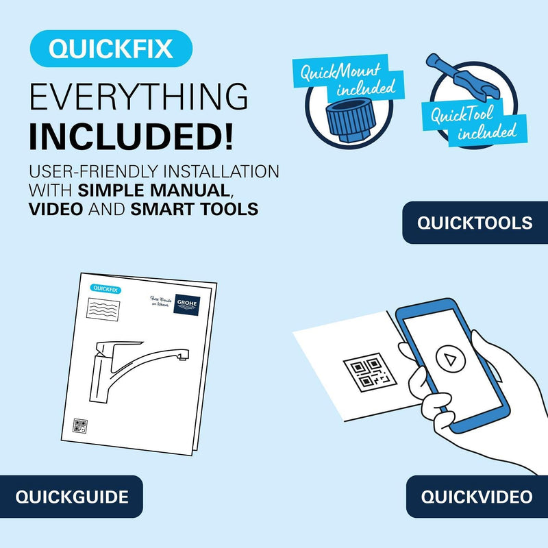 Start Quickfix 1 Lever Kitchen Sink Mixer Tap