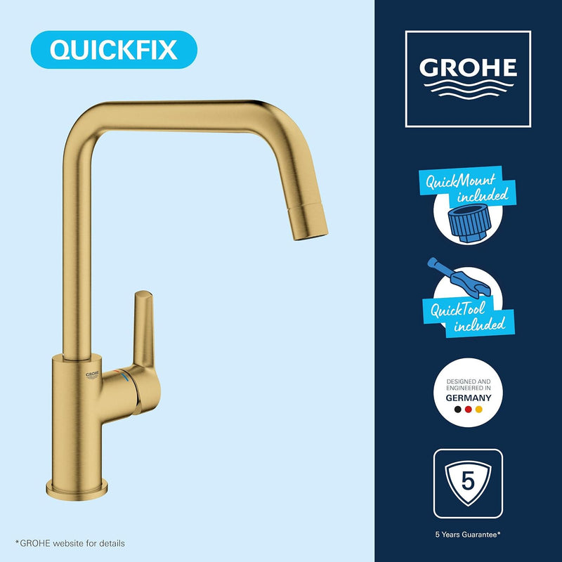 Start Quickfix 1 Lever Kitchen Sink Mixer Tap