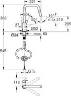 Start Quickfix Pull-Out Dual Spray Kitchen Sink Mixer