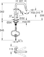 Start Quickfix Pull-Out Dual Spray Kitchen Sink Mixer