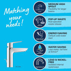 Start Single-Lever Washbasin Mixer S-Size Energy-Saving