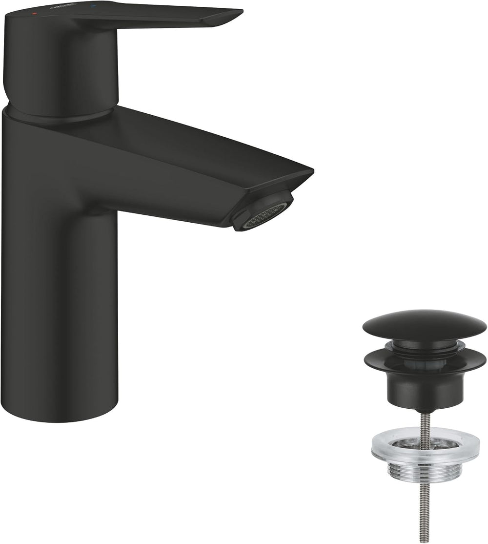 Start Smooth Body Basin Mixer Tap with Push-Open
