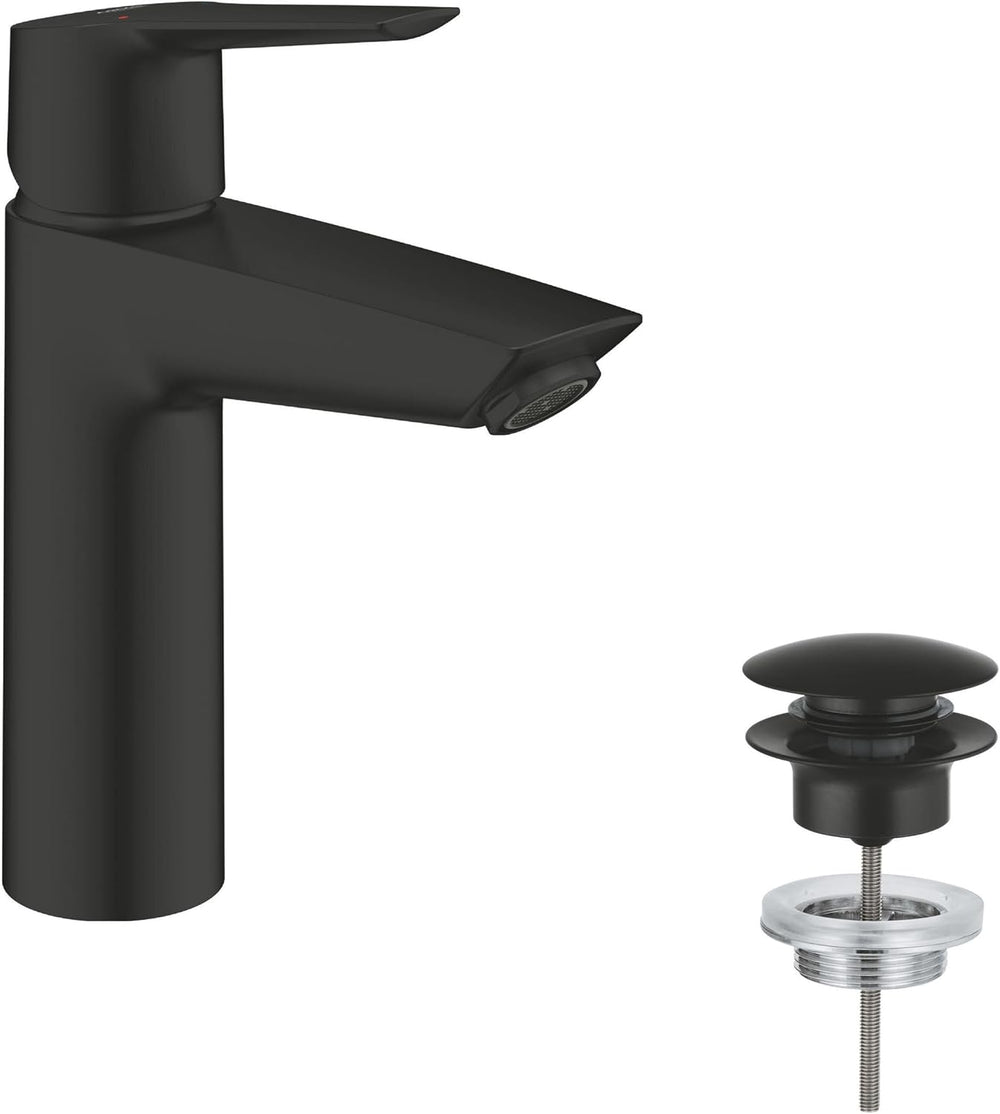 Start Smooth Body Basin Mixer Tap with Push-Open