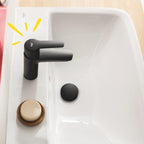 Start Smooth Body Basin Mixer Tap with Push-Open