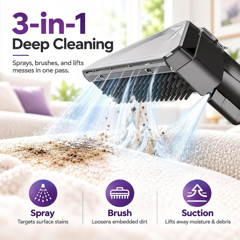Steam Carpet Cleaner Upholstery Sofa Spot Machine 20kpa
