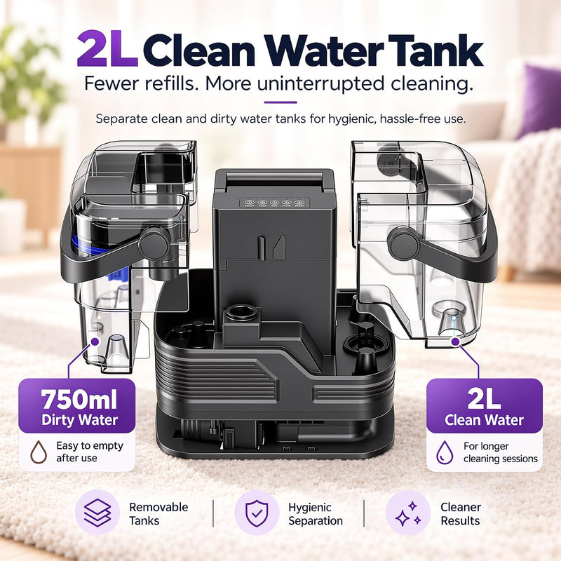 Steam Carpet Cleaner Upholstery Sofa Spot Machine 20kpa