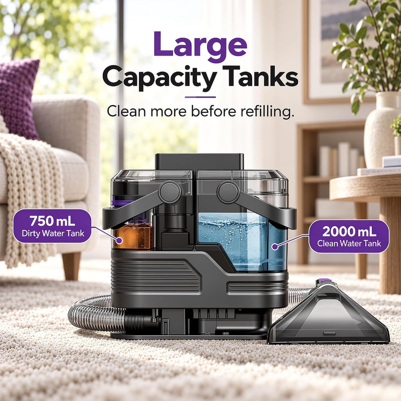 Steam Carpet Cleaner Upholstery Sofa Spot Machine 20kpa