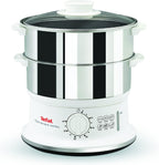 Steam Cooker 2 Stainless Steel Containers