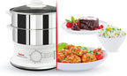 Steam Cooker 2 Stainless Steel Containers