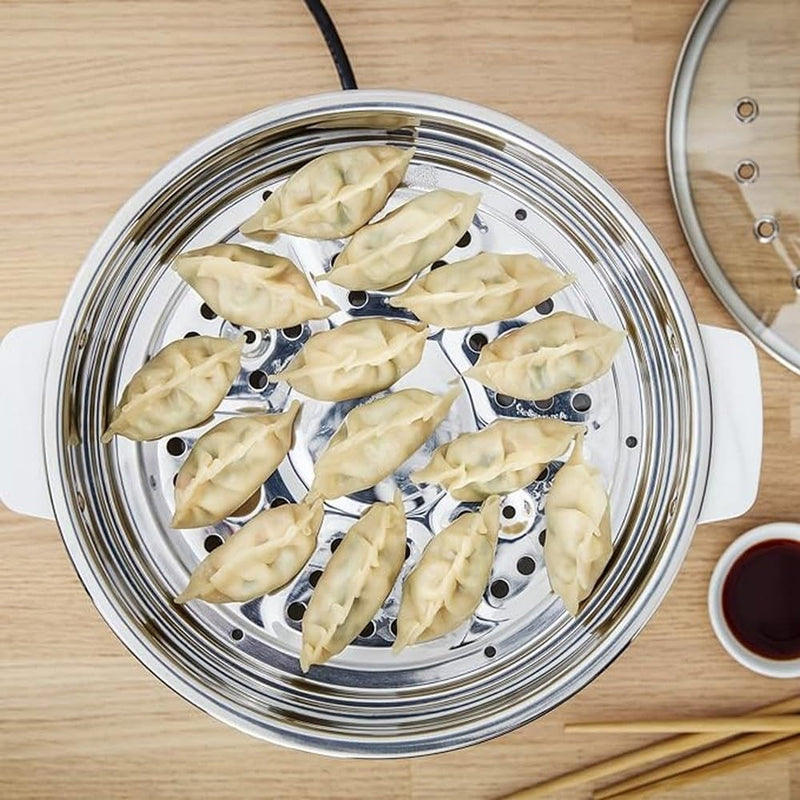Steam Cooker 2 Stainless Steel Containers