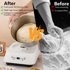 Steel Dough Mixer 7L Automatic Kneading Machine