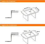Steel Kitchen Sink 50 X 43CM Undermount Drop